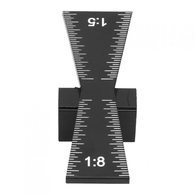 POCREATION Règle Pratique pour Queue d'Aronde, Jauge pour Outils de Menuiserie, Fournitures de Construction, Accessoire pour Outils Électriques