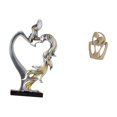 thumbnail image 5 of CarpNettore Kissing Couple Figurine Abstract Statue Resin Sculpture Modern Home Decor Gift Ornament Artistic Craft Suitable for Wedding Anniversary Valentine's Da, 5 of 8