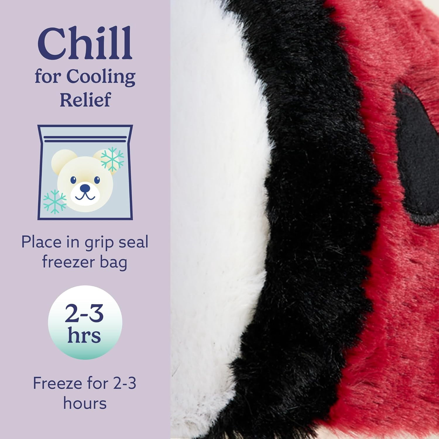 warmies 13” Ladybug Stuffed Animal, Microwavable Heated Plushies and Weighted Soft Plush Toys