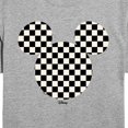 thumbnail image 3 of Disney - Checkerboard Mickey Ears Cropped Graphic T-Shirt, 3 of 5