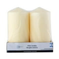 thumbnail image 1 of Mainstays Unscented 6" Ivory Pillar Candles, 1 of 1