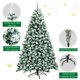 thumbnail image 4 of Árbol de Navidad Happygrill, nieve artificial preiluminada de 6 pies, 4 of 8