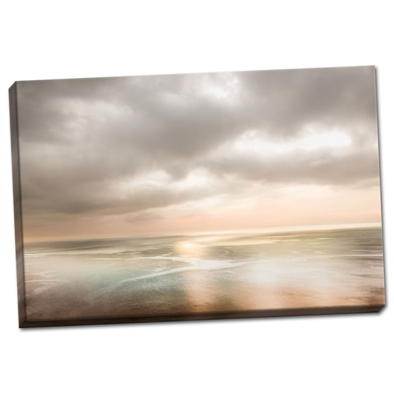 Gango Home Decor Horizontal As the Sun Rose by Lynne Douglas (Ready to Hang); One 24x16in Hand-Stretched Canvas