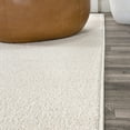 thumbnail image 4 of JONATHAN Y SEU100T-214 Haze Solid Low-Pile Cream 2 ft. x 14 ft. Runner Rug, Coastal Bohemian, Pet Friendly, Stain Resistant, Easy to Clean, for Living Room; Kitchen, Bedroom, 4 of 7