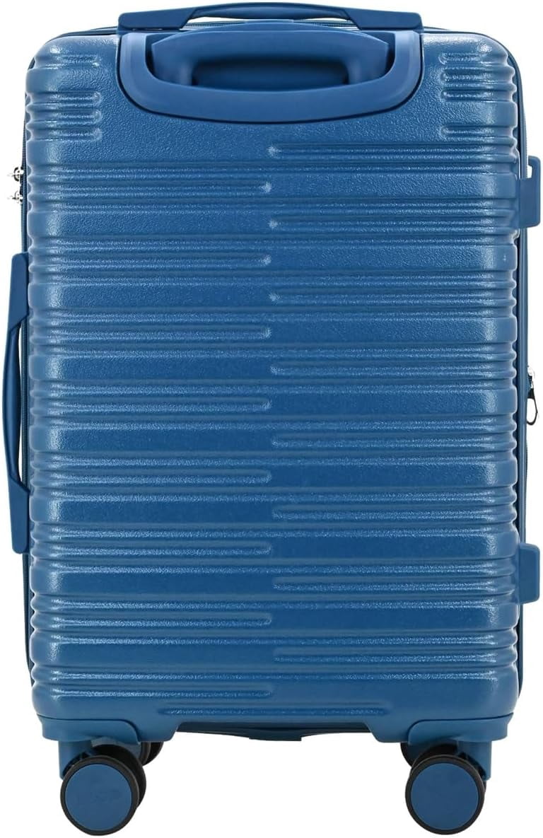 Romeo 20 Inch Carry-On Expandable Hardside Luggage, Bliss Blue