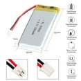 thumbnail image 3 of YDL 3.7V 1300mAh Battery 703060 Lithium Polymer Ion Rechargeable Li-ion Li-Po Battery with 2P PH 2.0mm Pitch Connector, 3 of 5