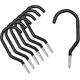 thumbnail image 1 of CHAO Ganchos resistentes para guardar bicicletas, color negro, 6 unidades, 1 of 5