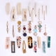 thumbnail image 2 of Perlas y horquillas, horquillas hechas a mano, horquillas de cocodrilo de mármol, horquillas geométricas de cristal brillante, elegantes accesorios dorados para el cabello, regalos para mujeres y niñas (28 piezas) ER, 2 of 7