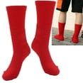 thumbnail image 4 of Sports Socks, Mesh Design Basketbal Socks Protecting Feet From Shear  For Playing Basketball Red, 4 of 8