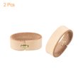 thumbnail image 3 of 2Pack Leather Belt Loop Keepers 10cm Girth Belt Strap Ring Buckle (Beige), 3 of 6