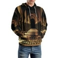 thumbnail image 2 of POBUDS Hoodie, Regular Fit Sporty Pullover Hooded Sweatshirt for Men Women Islamic Architecture XL, 2 of 6