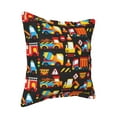 thumbnail image 2 of Bingfone Decorative Pillow Covers 18"X18" Construction Truck Couch Pillow Cases Modern Farmhouse Covers For Couch Sofa Bed, 2 of 9