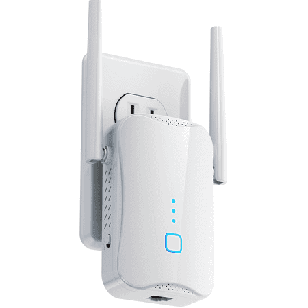 wifi extender signal booster, 2.4ghz wifi signal booster up to 9000 sq. ft, 300mbps wifi repeater for home, wifi extender with ethernet port, easy setup