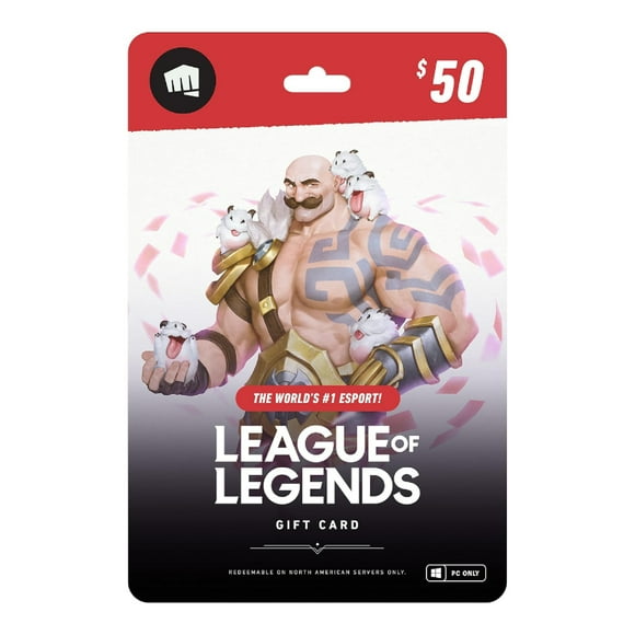 Riot League of Legends $50 (Code Numérique)