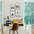 thumbnail image 3 of Hieng Vintage Winter Christmas Posters Prints Unframed Set of 4, Rustic Christmas Tree Wall Art Prints Decor for Living Room Bedroom Reading Nook Corner, Santa Claus Books Wall Pictures, 3 of 6