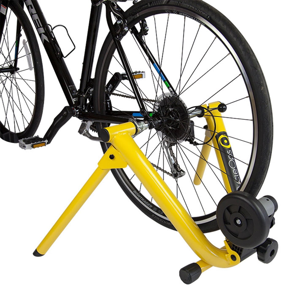 Cycleops Mag Bicycle Exercise Trainer Bike Yellow Indoor Stationary 1020 NEW 