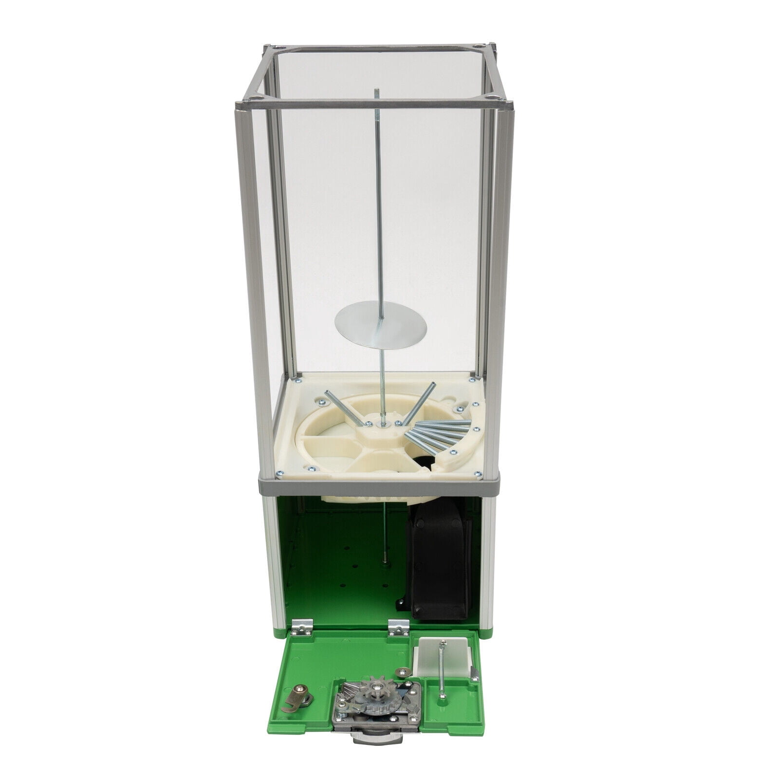 Miumaeov Commercial Vending Machine 25 Cents for 27-45mm Round Candy Capsule Toys 250-1000 Capacity Gumball Bank Dispenser