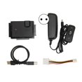 thumbnail image 1 of IDE SATA Adapter Converter Cable IDE Parallel Port SATA Serial Port 480Mbp/s 5000GB External Hard Drive Connector 110?240V EU Plug, 1 of 5