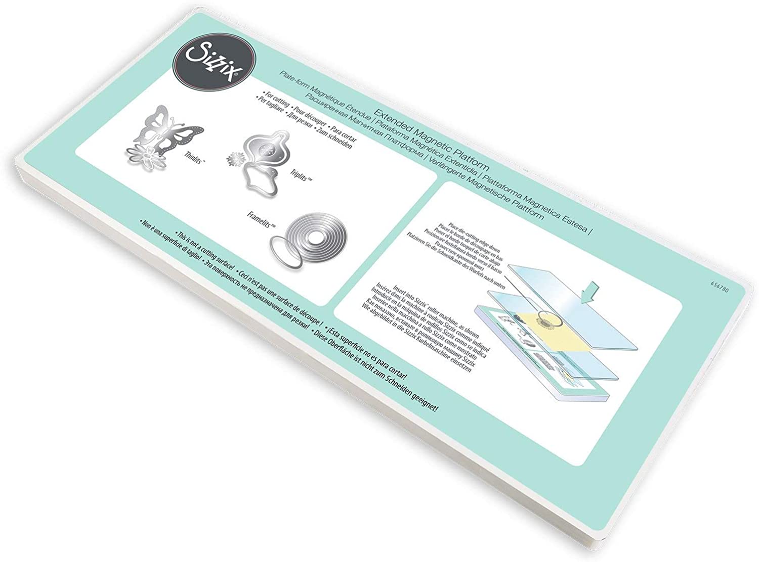Sizzix One Size Extended Magnetic Platform 656780 Multi Color Sizzix One Size Extended Magnetic Platform 656780 Multi Color