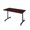 Mahogany, variant on 72 In. Kobe Mobile Rectangular Training Table - Grey