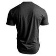 thumbnail image 3 of MLQIDK Men's Casual Solid Color Henley Round Neck T Shirt Short Sleeve Comfort Fit Athletic Everyday Wear Soft Cotton Blend Top for Men Black XL, 3 of 7