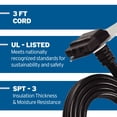 thumbnail image 4 of InSinkErator EZ Connect 3-Foot Power Cord for EZ Connect Power and Advanced Series Continuous Feed Food Waste Disposer Models, CRD-EZ, 4 of 7