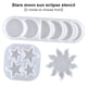 thumbnail image 2 of Toystoory Moldes de silicona de diseño especial Star Sun, molde de estrellas ligeras, molde de operación Simple, colgante de decoración para el hogar Artesanía Sol Toystoory HA075474-02, 2 of 6