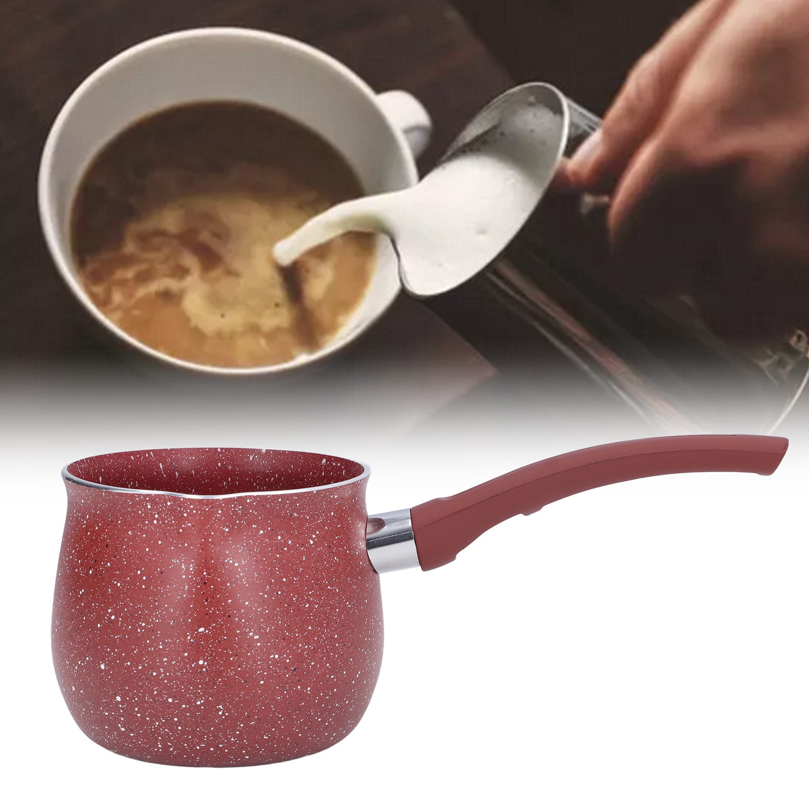 Petite Casserole En Acier Inoxydable Mini Beurre Café Pot À Casserole Sans Manche