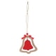 thumbnail image 4 of Ornamentos de Árbol de Navidad perfecl Colgante Campana roja Decoración del árbol de navidad, 4 of 8