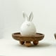 thumbnail image 5 of Bandeja de madera redonda de madera pedestal de pie decorativo para la exhibición Ounter mesa de centros de mesa de entrada de mesa de cocina de granja de mesa 1pc Características:, 5 of 7