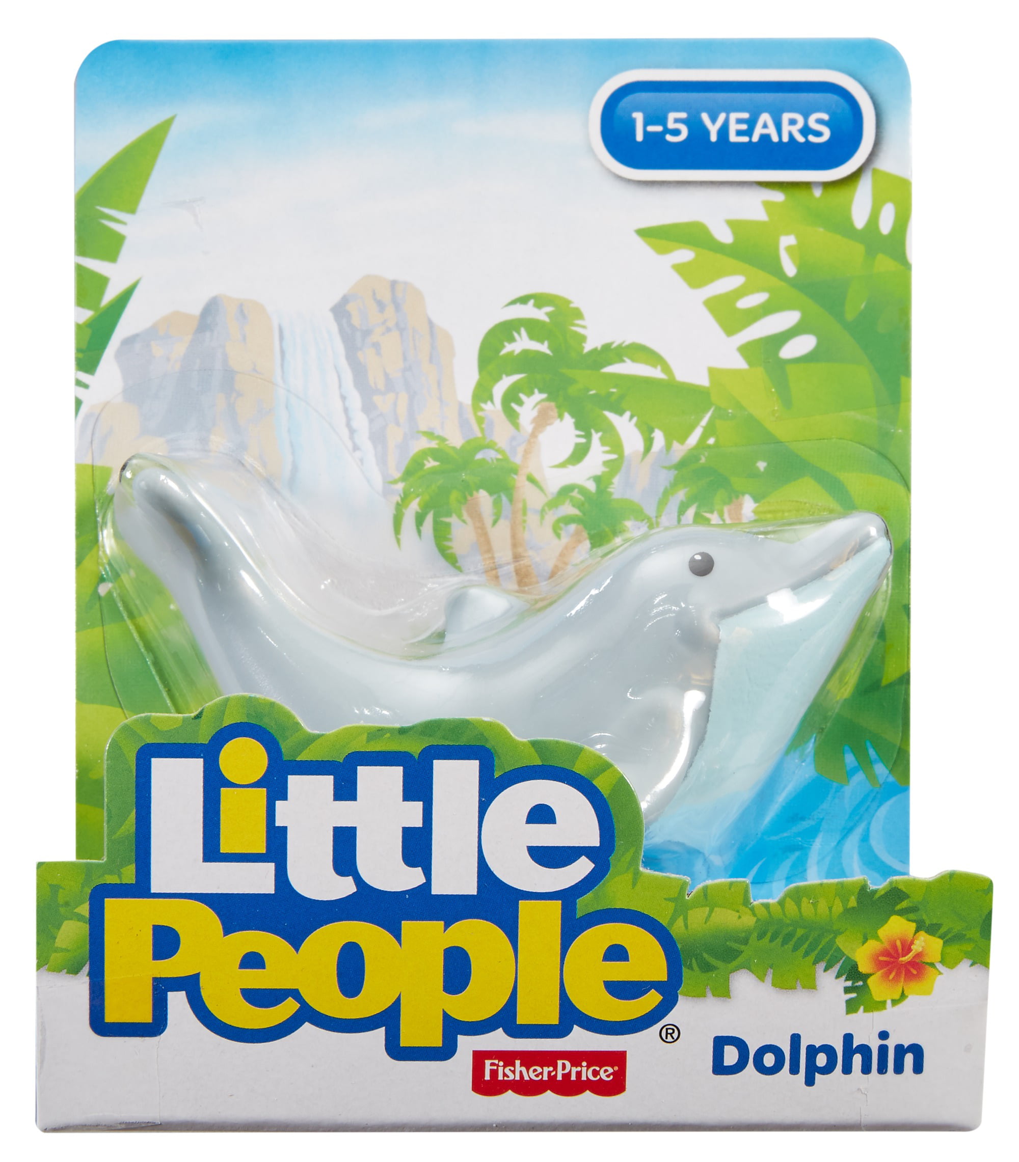 Fisher Price Little People Zoo Sea Animal Dolphin Light Blue 