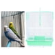 thumbnail image 3 of Jaula para pájaros, casa para mascotas, soporte para jaula, nido para pájaros con poste de pie, gancho para colgar para mascotas Verde, 3 of 6