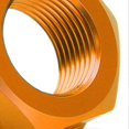 thumbnail image 3 of Motorcycle Rear Wheel Axle Nut M20xP1.5 Aluminum Replacement for Yamaha YZ125/YZ250 1999?2021Yellow, 3 of 5