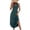 Dark Green, variant on Women's Casual Tank Maxi Dress, Sleeveless Crewneck Summer Long Sundress with Side Slit, Comfy Loose Fit A-Line Beach Dress
