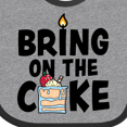 thumbnail image 4 of Inktastic Bring on the Cake with Cake Slice Replacing a Boys or Girls Baby Bib, 4 of 4