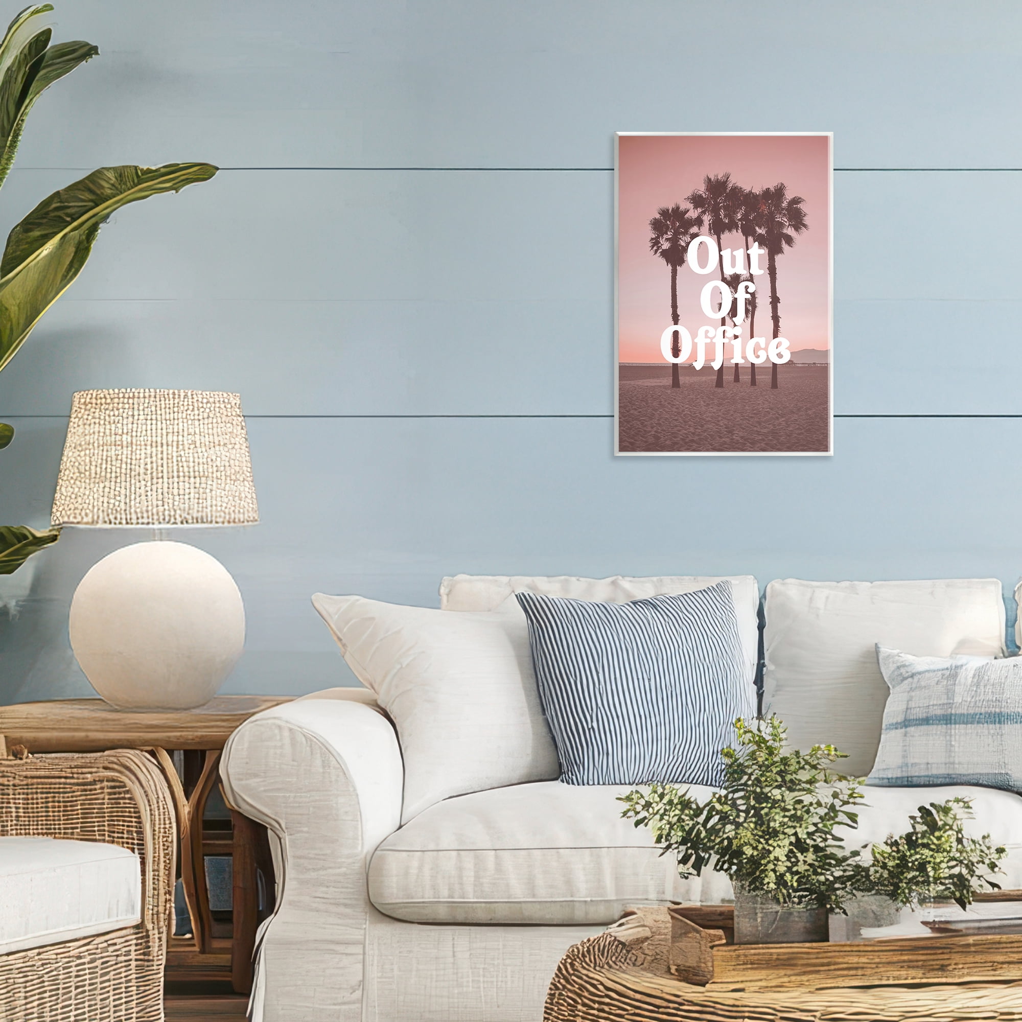 Stupell Industries Out Of Office Tropical Escape Wall Plaque Art, design by Lil' Rue