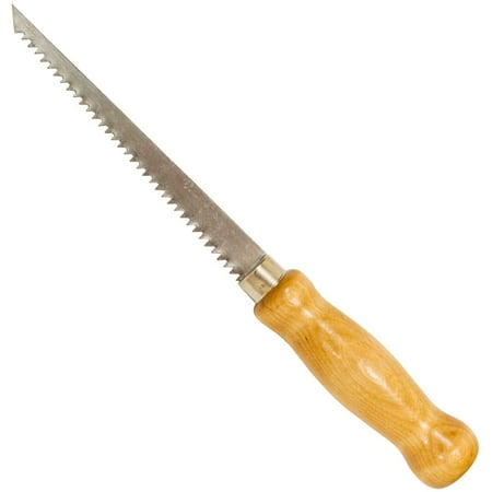 

WL6C 6 Wallboard Saw Wood Handle | Cut Socket & Fixture Holes in Sheetrock With This Handsaw | Pointed Blade Makes it Easy to Start Cutting | Small & Powerful | Works in Close Quarters