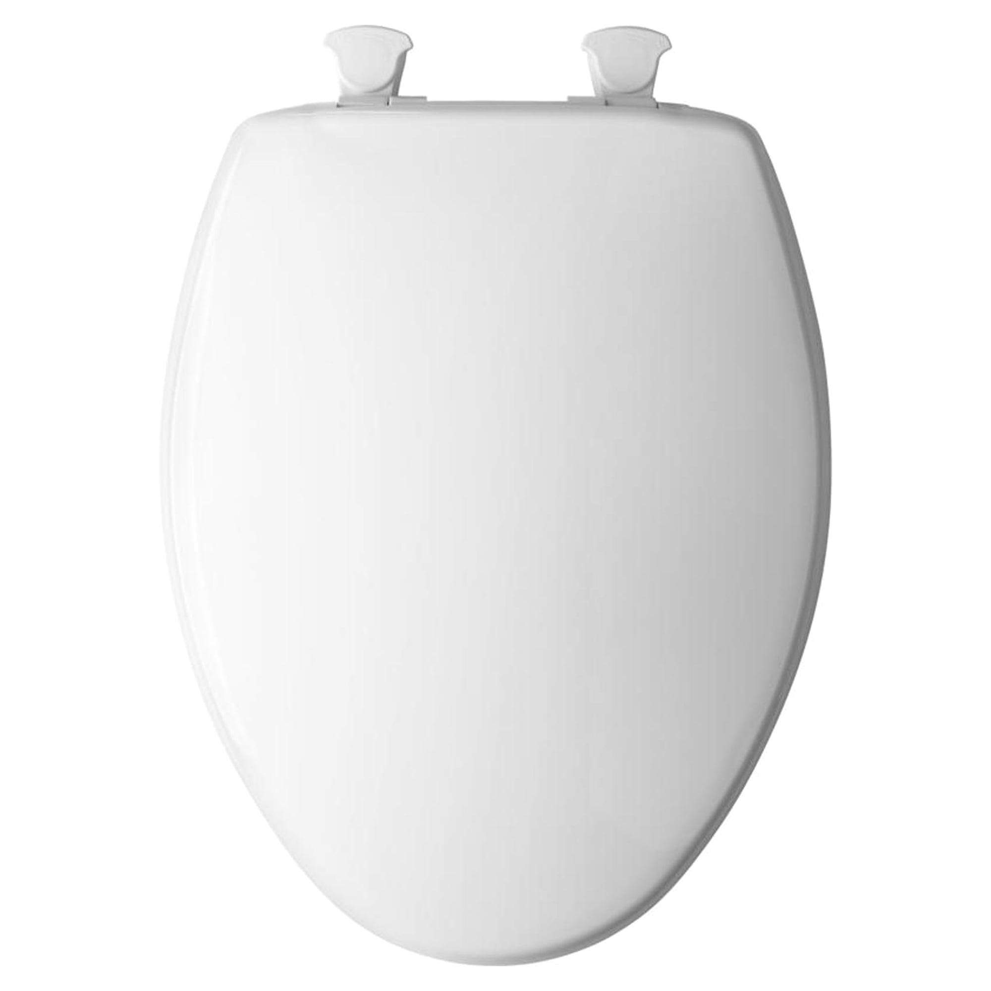 Mayfair by Bemis Elongated White Plastic Toilet Seat