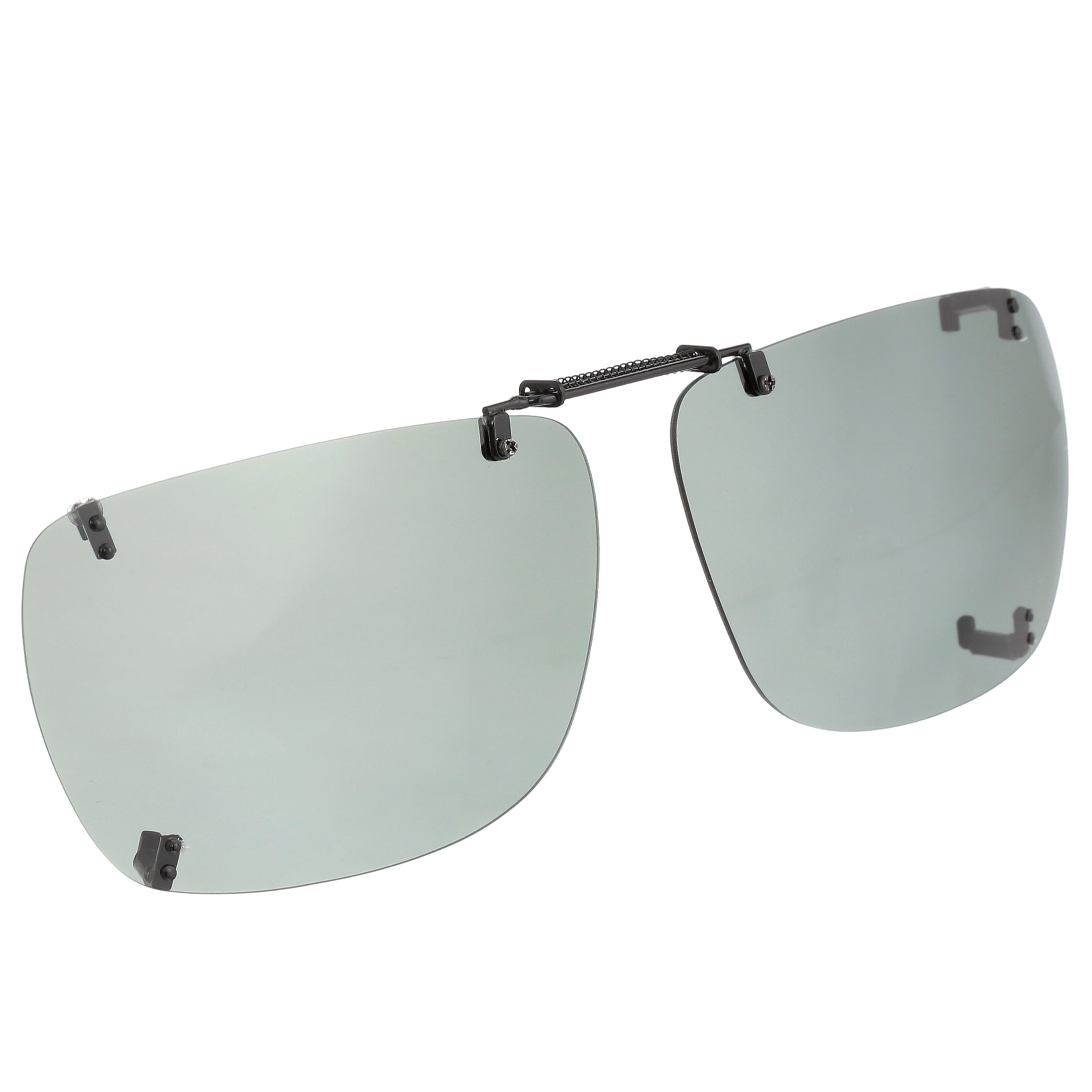 Polar Optics Unisex PTCR REC G 56 Plastic ClipOns Sunglasses Gray