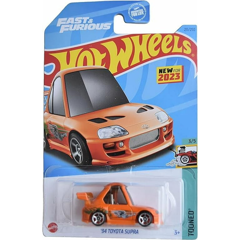 Hot Wheels Fast & Furious 94 Toyota Supra, Orange Diecast with