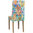 thumbnail image 4 of Funda protectora para silla ABPHQTO Acuarela Seashell Beach Paradise Juego de 6, 4 of 4