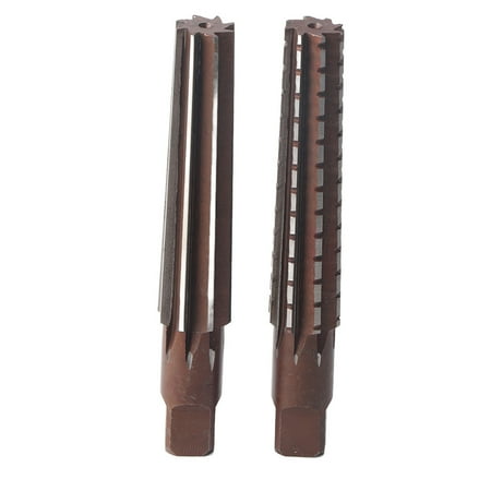 

2PCS Rough Fine Morse Taper Reamer High Carbon Steel Straight Shank Hand Reamer(MT3# )