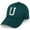 Dusk Teal, variant on Daxton Performance Cool Tech Baseball Hat - Black Cap, Silver Logo Letter B