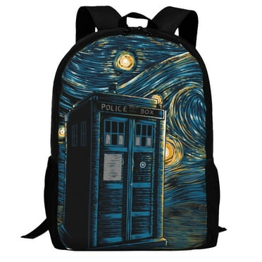 Doctor Who Backpack, Casual Laptop Backpack for College Daily, Unisex Computer Bag, Fits 15 Inch Notebook