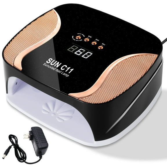 308W Professional Nail Lamp - UV LED Nail Dryer for Gel Polish, Fast Curing Light with Sensor, High Power Salon Manicure Machine for Home & Nail Salon Use