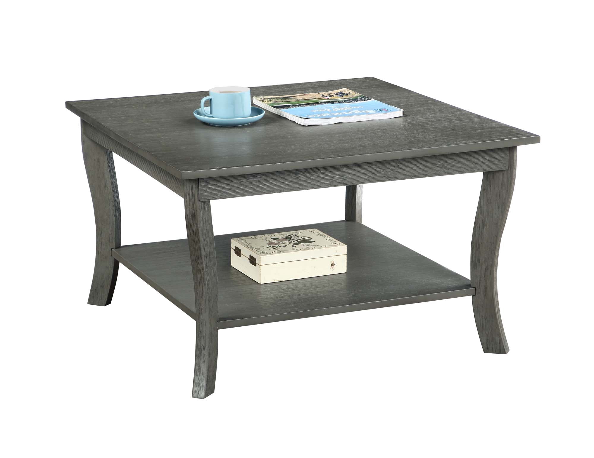 Convenience Concepts American Heritage Square Coffee Table, Multiple Finishes