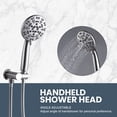 thumbnail image 4 of Wowow 9-Spray Patterns with 1.8 GPM 10 in. Wall Mount Rain Fixed Shower Heads in 10 in. Brushed Nickel, 4 of 8