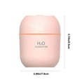 thumbnail image 3 of Harlier Portable Mini Humidifier, 220ML Small Cool Mist Humidifier, USB Personal Desktop Humidifier for Baby Bedroom Travel Office Home, Auto Shut-Off, 2 Mist Modes, Super Quiet, 3 of 7