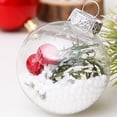 thumbnail image 4 of Adornos de bolas de Navidad, 30 piezas de bolas de árbol de decoración navideña inastillables para decoración de fiesta de boda navideña, 4 of 5