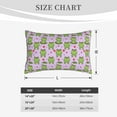 thumbnail image 4 of Sikiie Happy Frogs1 Print Plush Pillow Cover, Wrinkle-proof and Stain-resistant Pillow Protector without Pillow Core, Home Decoration-16"x24", 4 of 6